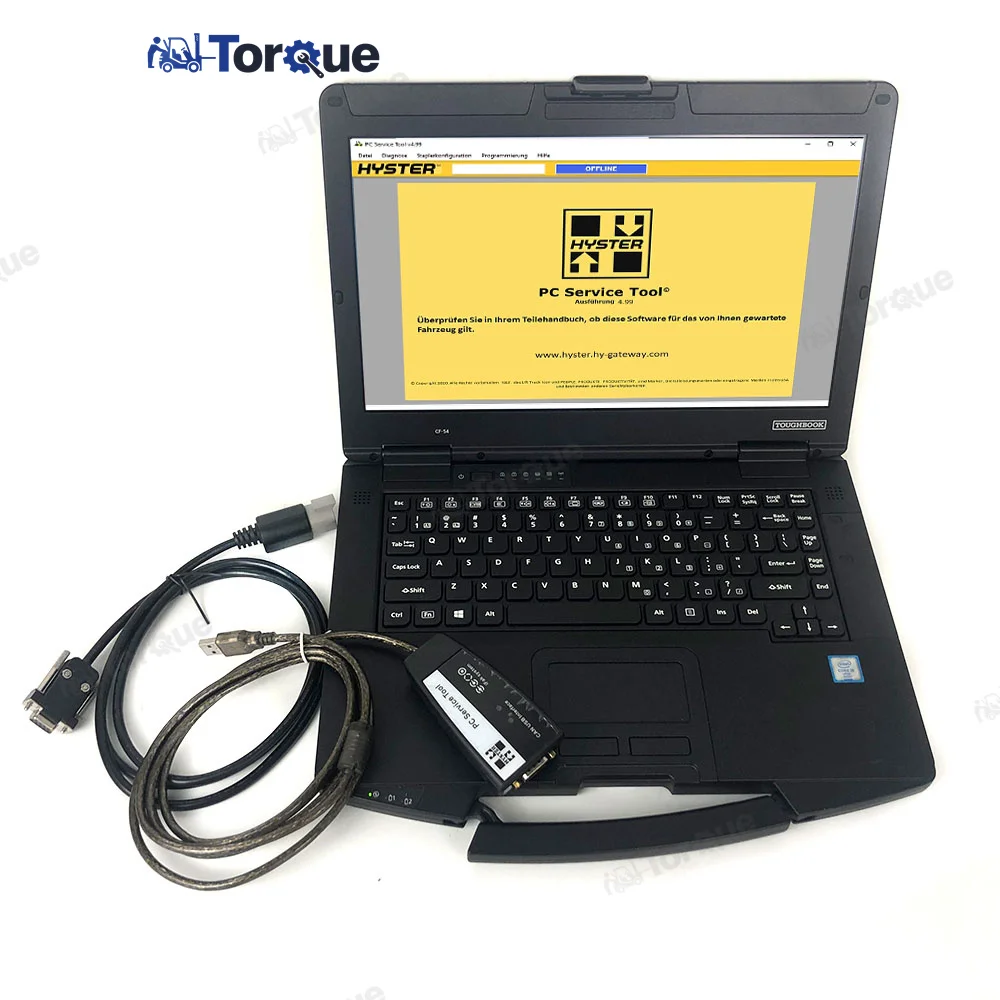 CF54 ноутбук + диагностический кабель интерфейса V4.99 для Ifak Yale Hyster инструмент