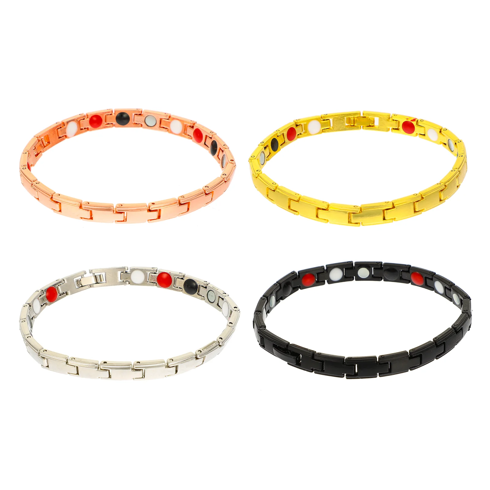 4 шт. украшения магнитотерапевтический браслет для девочек браслеты винтажные