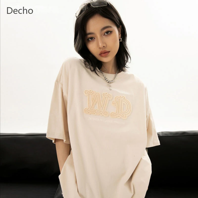 

2022 Summer Women T Shirts Anime Print Tees Japan Harajuku Oversized Cool Girl Y2K Tops Punk Clothes Hip Hop Graphic T Shirts