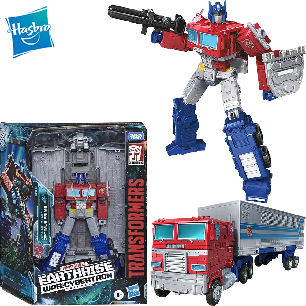 

Hasbro Transformers Generations War for Cybertron Earthrise Leader WFC-E11 Optimus Prime Action Figure Collection Model Toys