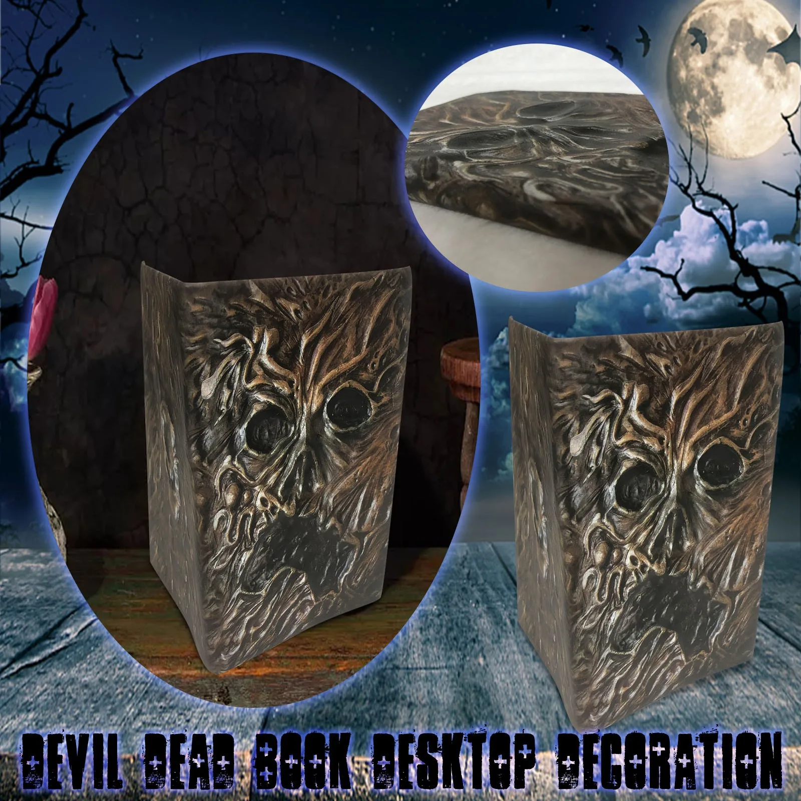 Декор для книг дьявола мертвецов реквизит ужасов украшение некрономико