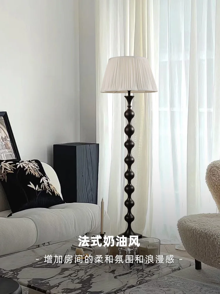 

Новинка 2023, напольная лампа для гостиной, французская Ретро лампа высокого класса в античном стиле wabi sabi, прикроватная лампа для спальни, напольная лампа