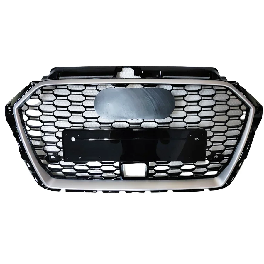 

Решетка для гоночного гриля, передняя решетка для капота автомобиля, передний бампер, решетка для RS3, решетка для Audi A3/S3 8 в 2017-2020 с ACC