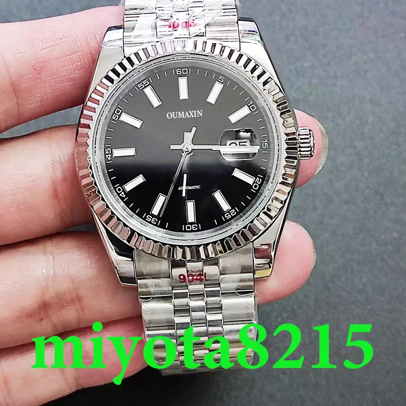 

Luxury brand 2023 new 40mm automatic Miyota mechanical black dial 904 stainless steel strap waterproof men's watch