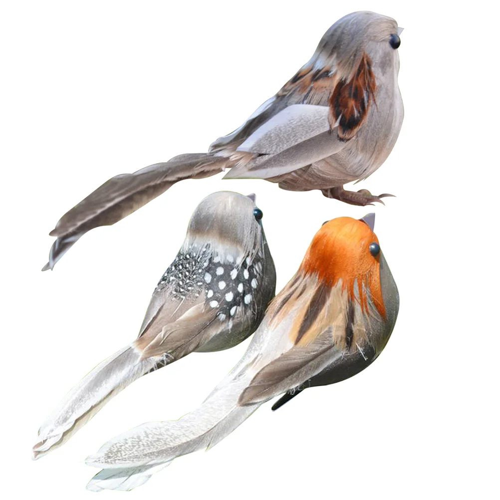 

Home Greening Decoration Bird Adornment Fake Birds Ornament Artificial Crafts