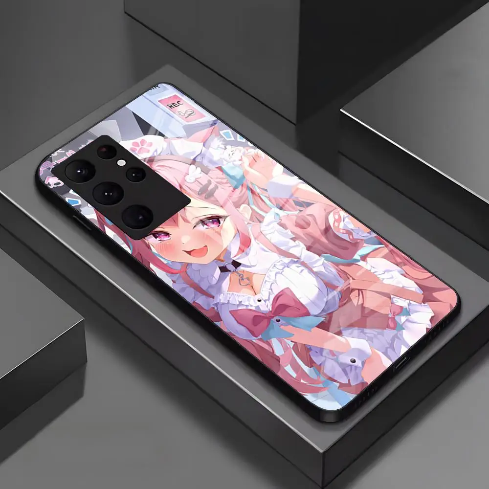 Фото Чехол для телефона VTUBER Yuuki Sakuna для Samsung S20 S30 S21 S32 S23 S24 S9 S10E Note 20 10 Pro Ultra Plus Glass Luxury Cover №3
