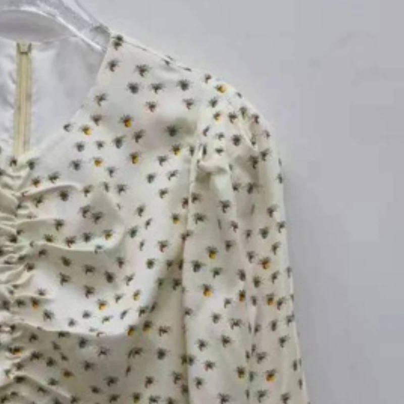 

Summer New Floral Print Half Sleeve Short Dress Women