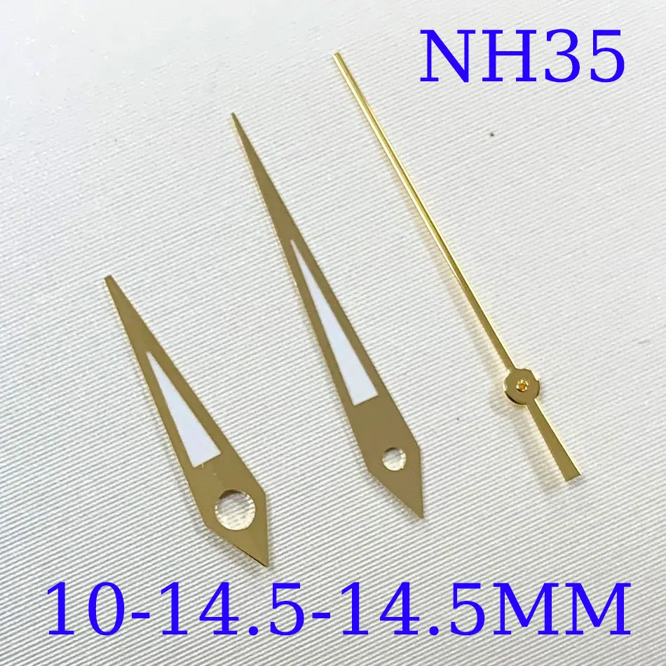 

Запчасти для часов Gold NH36 NH35, стрелки 4R36, зеленые светящиеся стрелки для NH35, NH36, 4R36, автоматический циферблат часов