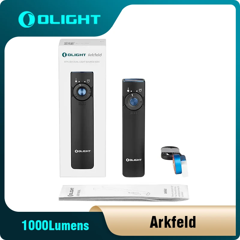 Светодиодный фонарик Olight Arkfeld 1000 люмен многофункциональный EDC магнитная
