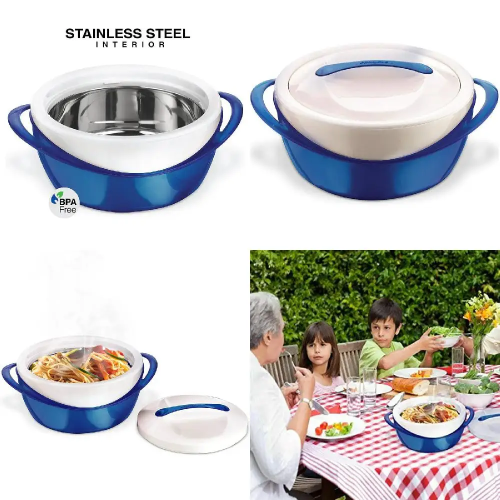 

Perfect Premium Stainless Steel Hot & Cold Insulated Food Container Bowl for Meals On-the-Go, 157 Characters.