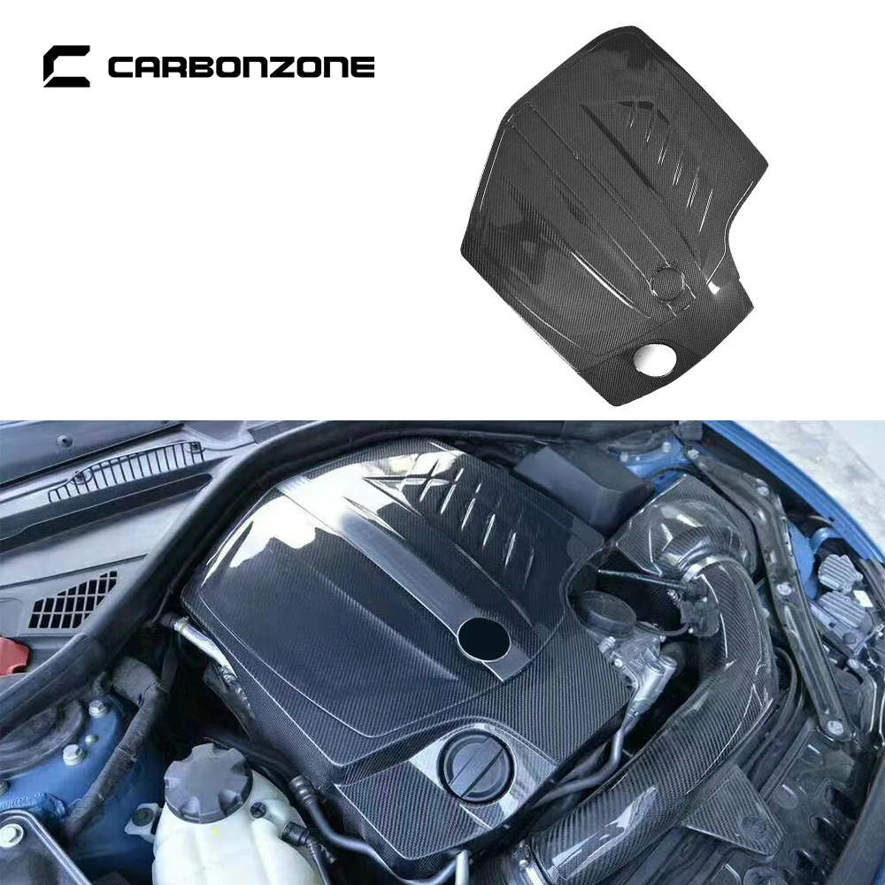 Верхняя крышка автомобильного двигателя из углеродного волокна для BMW F87 M2 Coupe