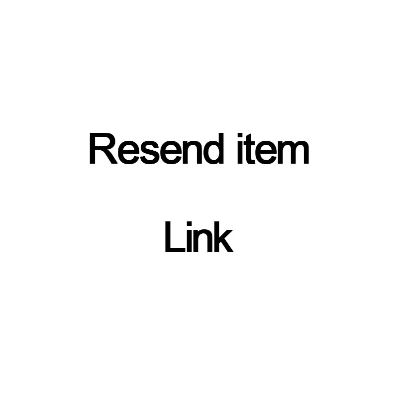 

Ссылка для повторной отправки товара для клиента