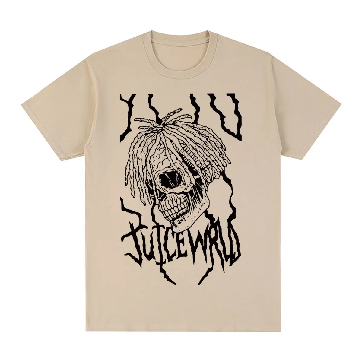 

juice wrld Vintage T-shirt Hip Hop Rapper Harajuku Streetwear Cool Cotton Singer Respect Men T shirt New Tee Tshirt Womens Tops