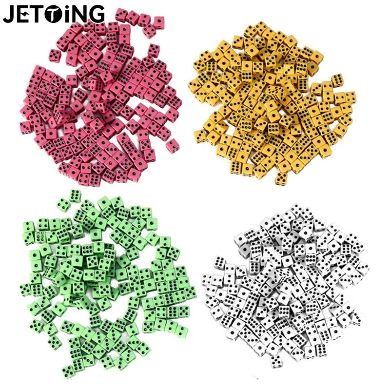 10/100 шт. пластиковые игральные кости 8/16/14 мм