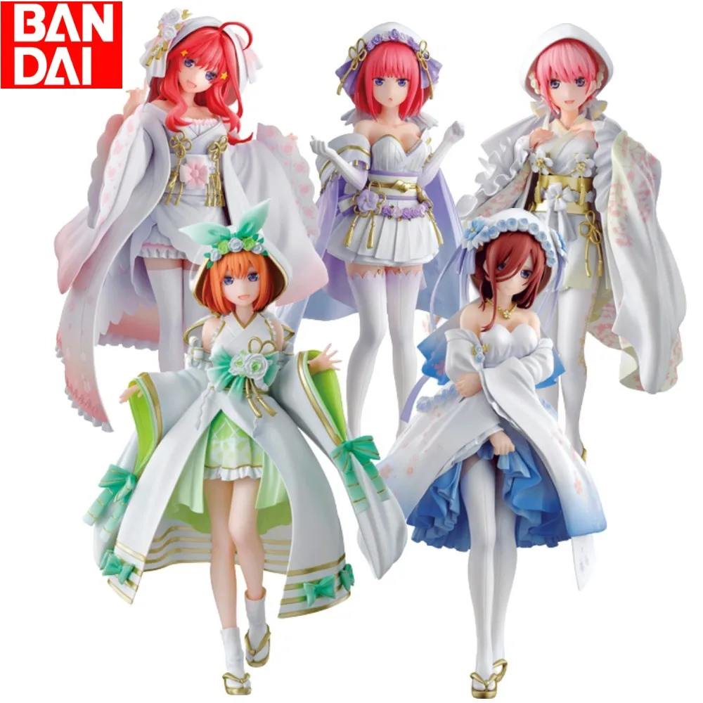 

Bandai Ichiban Kuji The Quintessential Quintuplets Nakano Ichika Nino Miku Yotsuba Itsuki Anime Action Figures Model Toys Gift