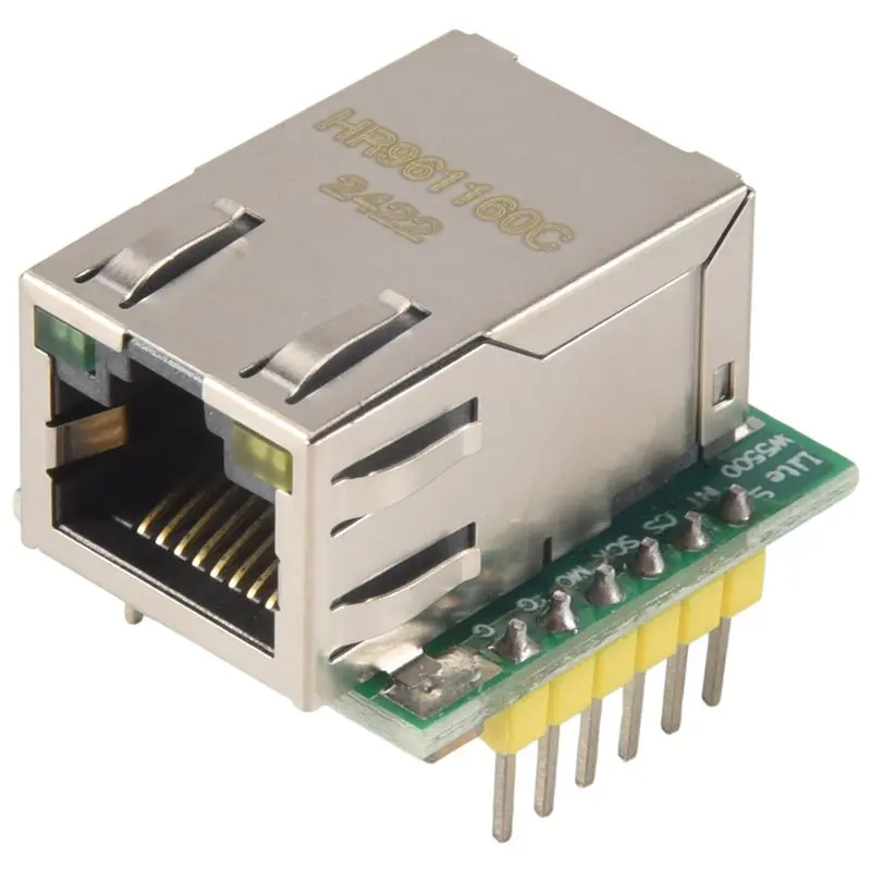 Фото 10X W5500 Ethernet-модуль с интерфейсом SPI, совместимый с протоколами Ethernet/TCP/IP, модель Wiz820io-B12B №2