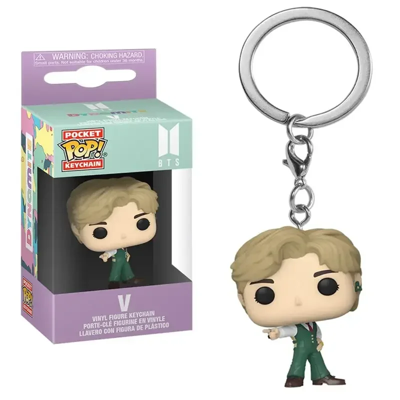 Новые фигурки Funko Pop: JIMIN, Jin, V, J-HOPE, RM, SUGA, JUNG KOOK. Брелоки-игрушки, мягкие куклы для декора детской комнаты, подарки. (art.: 3920dc602cead) - 3920dc602cead