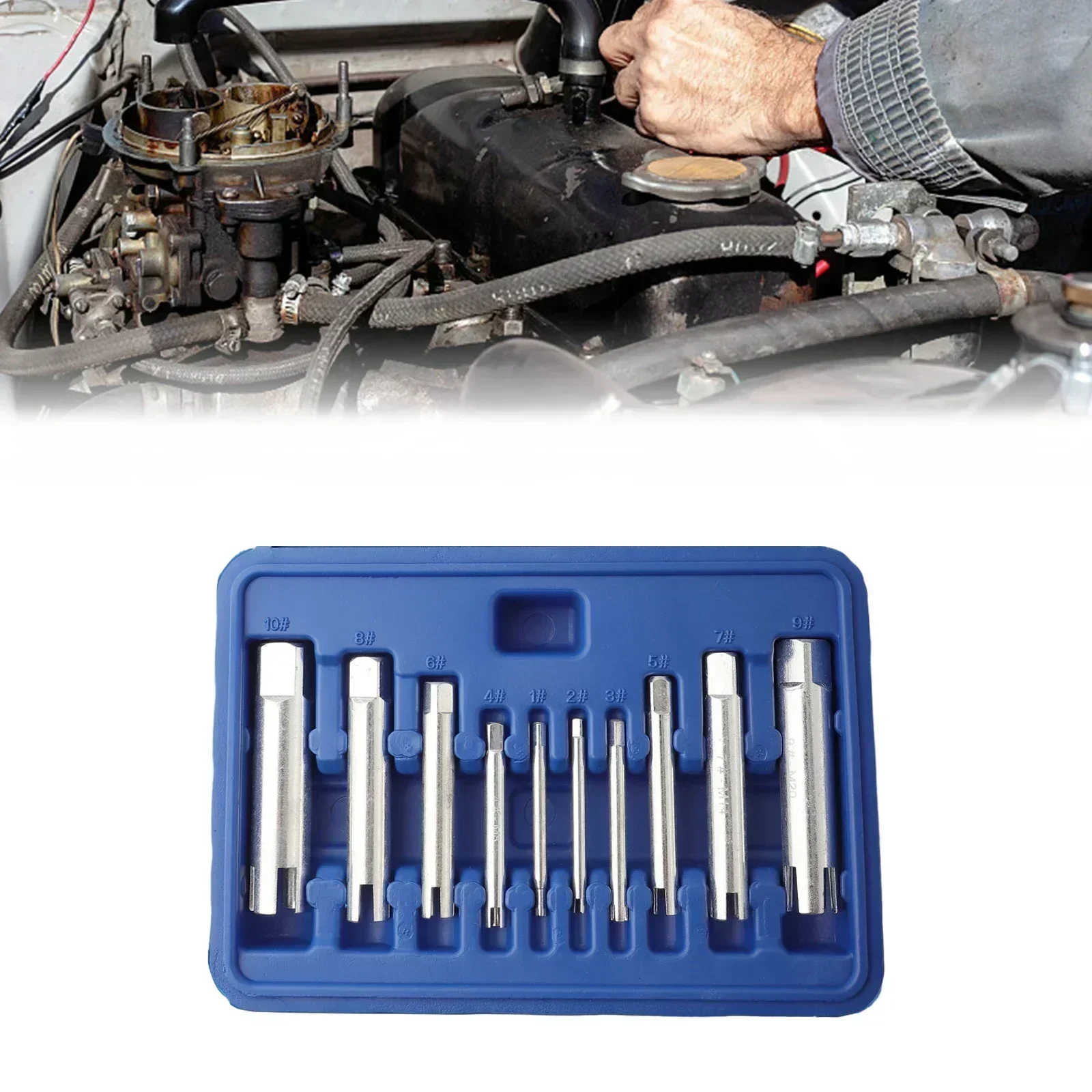 10 шт. экстрактор поврежденных винтов инструмент для удаления со сломанной