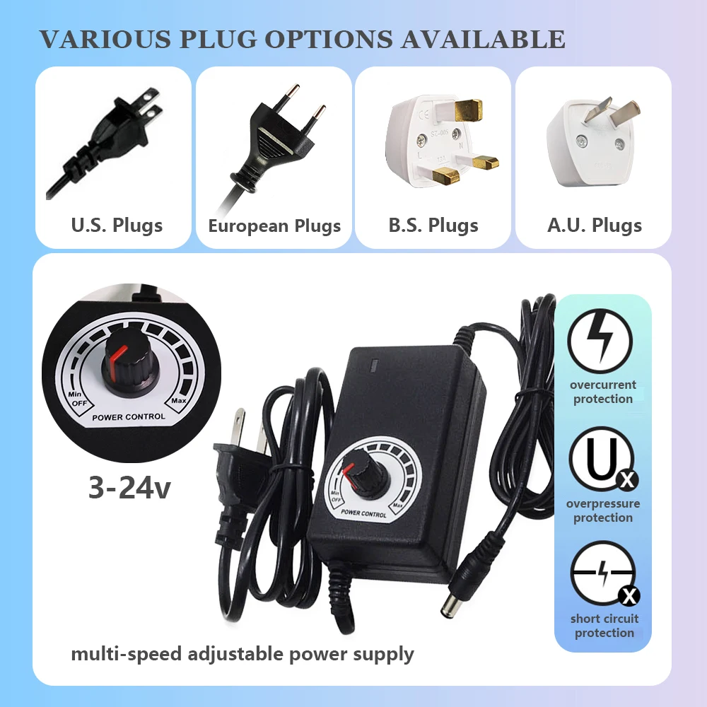 Мини-телескопический линейный привод 3XLR электродвигатель постоянного тока