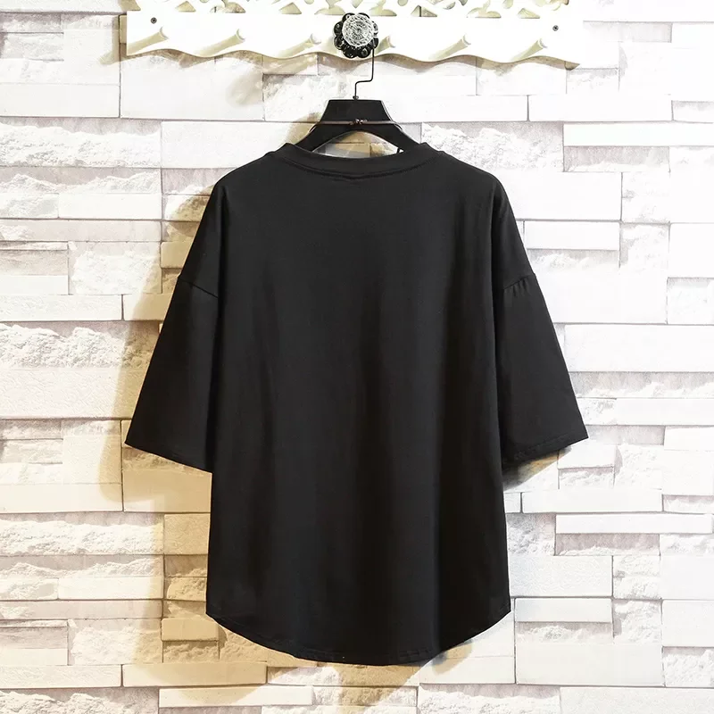 

2022NEW Summer Cotton T Shirt Men Short Sleeve Casual Mens T Shirts Solid Tee Shirt Homme