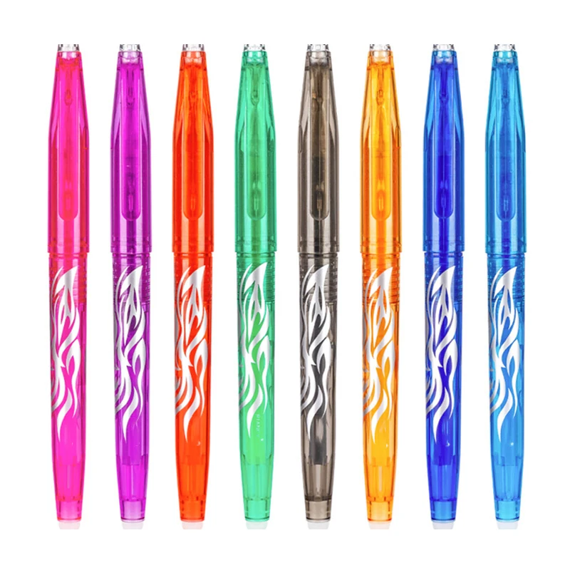 

Rainbow 8 Colors Erasable Gel Pens 0.5mm Kawaii Pen Student Writing Creative Drawing Tools Office School Supply Stationery