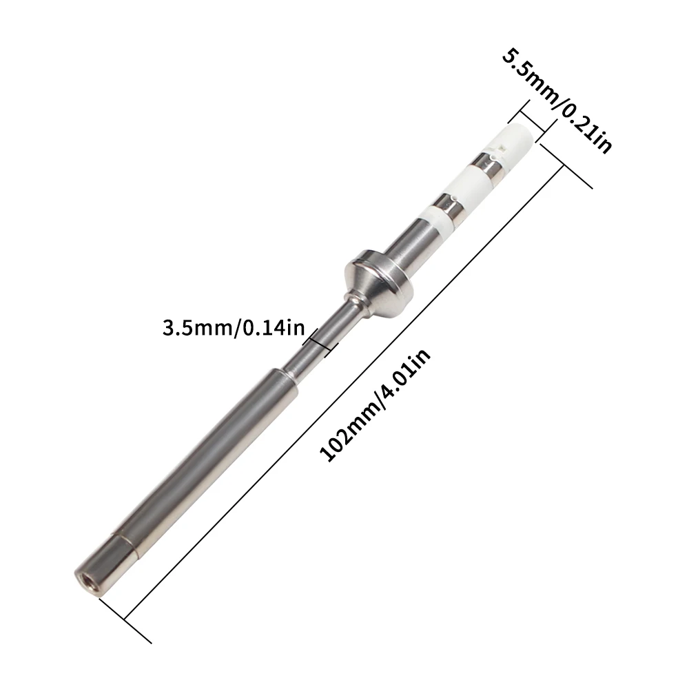 

Toaiot Тепловая вставка Гайка Железный наконечник Нагревательный набор Инструмент для пайки TS100 Железный наконечник 3D-печать Модифицированный инструмент для отделки Латунная резьба
