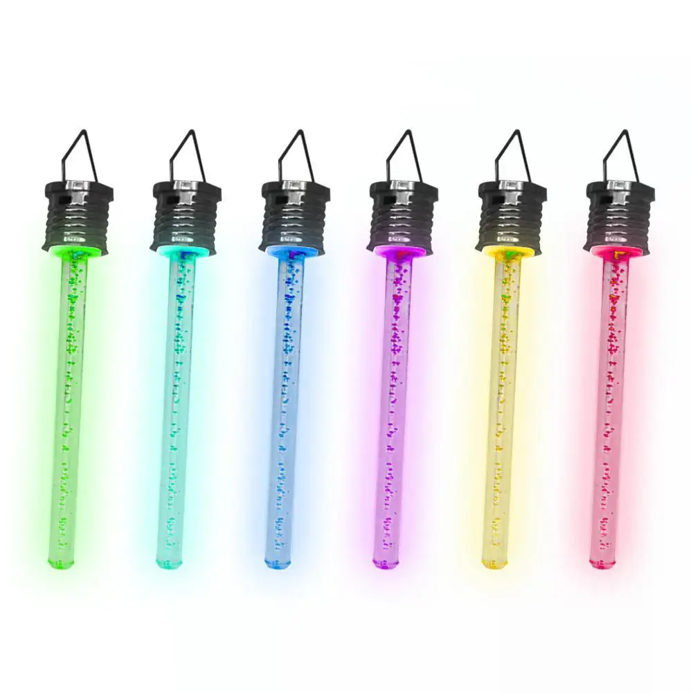 

4pcs Led Solar Hanging Light Pendant Outdoor Landscape Bubble Lamp For Paths Gardens Porches Yards