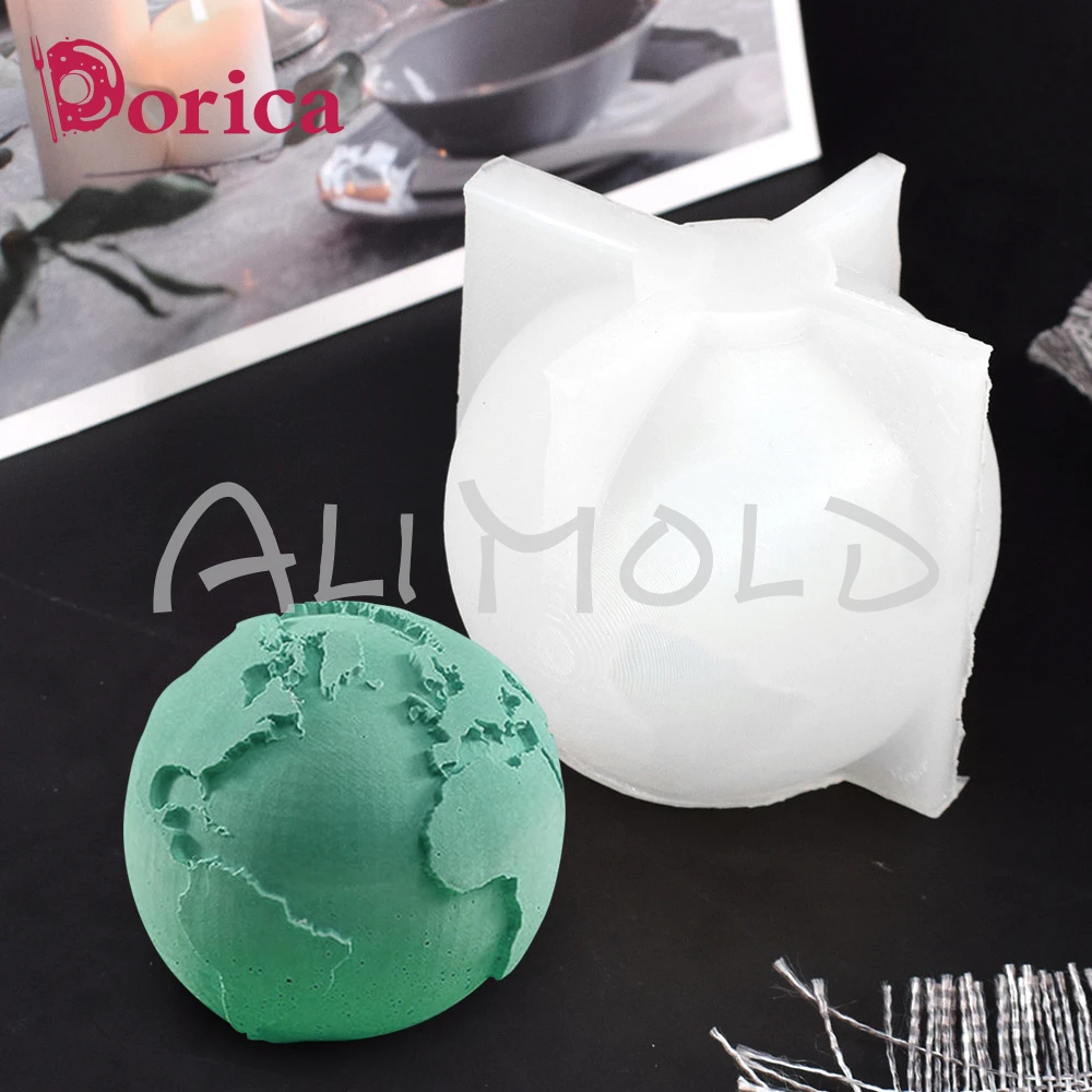 

3D планеты, свечи, искусственное мыло, восковая форма, инструменты для украшения дома