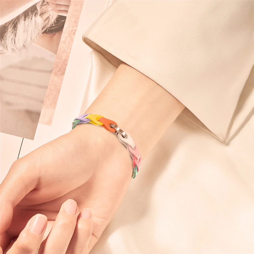 Ремешок-цепочка для Samsung Galaxy Watch 7 Ultra Band 47 мм силиконовый сменный Браслет