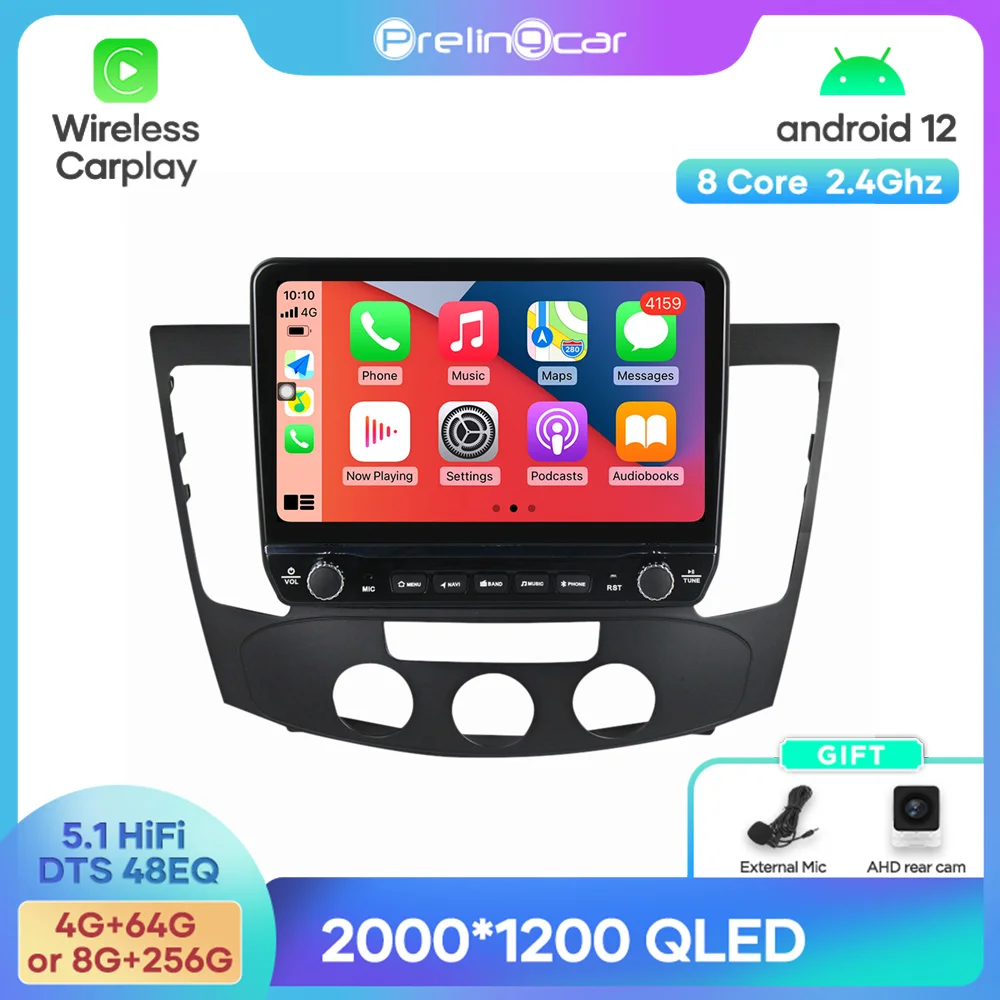 

Android 12 DTS Sound For Hyundai Sonata NF 2009 Year Navigation Multimedia Car Player Radio 2Din Stereo Bluetooth 48EQ