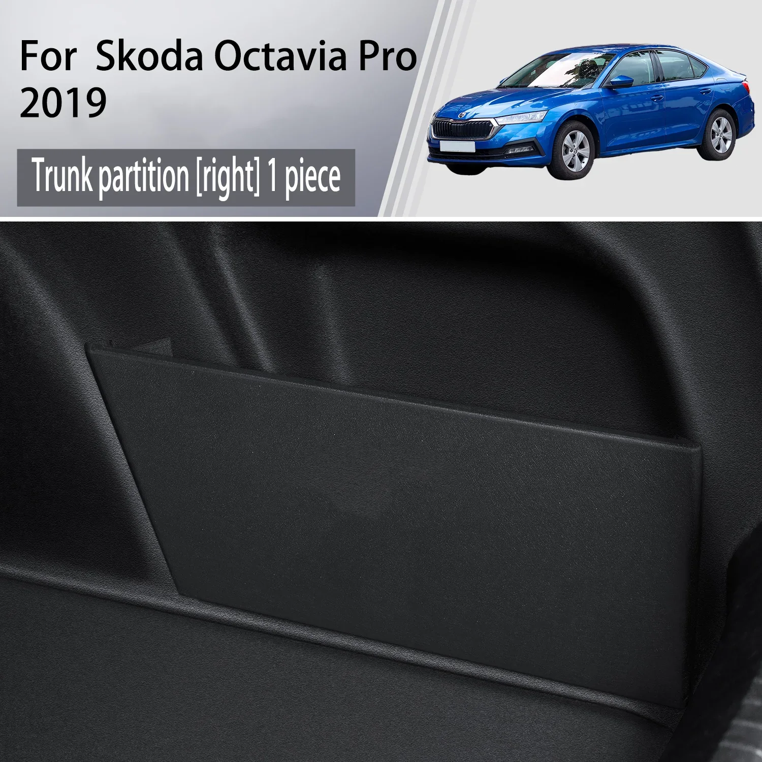 

Для Skoda Octavia Pro NX MK4 Liftback 2019 ~ 2025 перегородка для хранения багажника автомобиля многофункциональный ящик для хранения авто аксессуары для интерьера