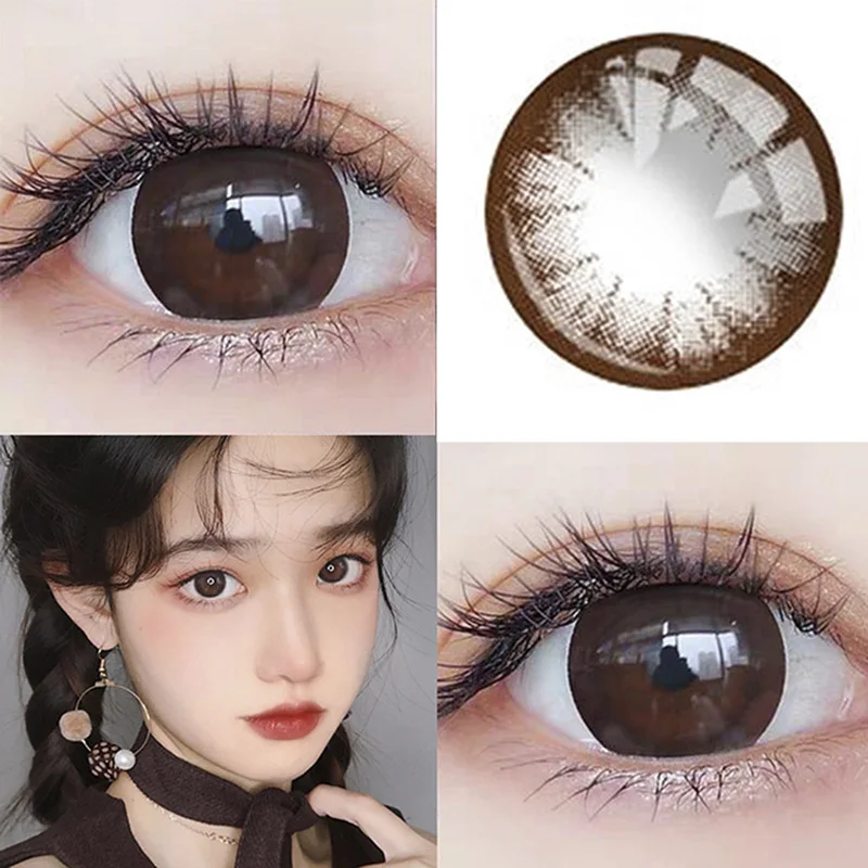 color lens tinting series color contact lens is suitable for eye color eyeglass lens color contact lens annual eye makeup free global shipping