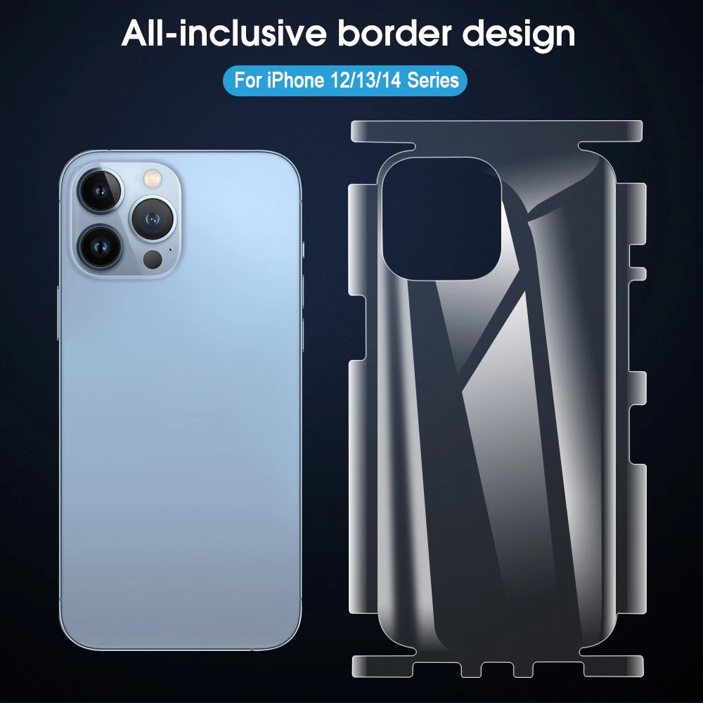 

Задняя пленка 13 Pro для iPhone 13 12 14 Pro Max, защитная пленка, задняя и граница, полная защита для Apple iPhone 13pro 14Pro, пленки