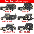 100% Оригинальный USB-разъем для зарядки, гибкий кабель для Xiaomi Poco X3 NFC M3 Redmi Note 8T 9S 9 8 10 10S 4X Pro