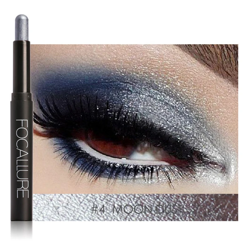 

FOCALLURE Glitter Mermaid Eyeshadow Stick Waterproof Metallic Shimmer Eyeshadow Pen Eyes Makeup Eye Shadow & Liner Combination