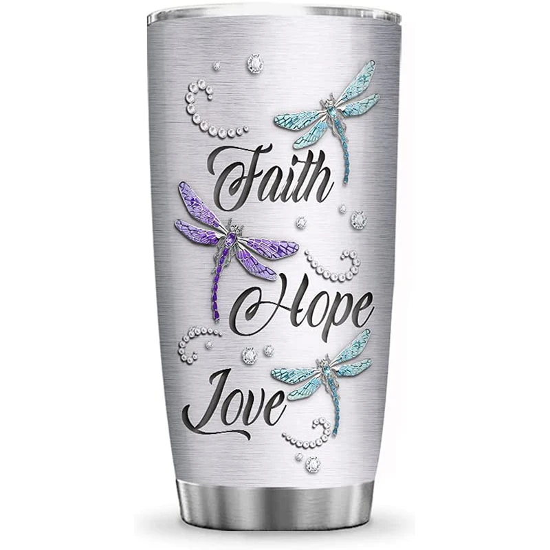 

Кружка-термос с крышкой и двойными стенками, 20 унций