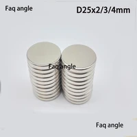 aimant puissant magnets d25x23456mm neodymium magnet round shape rare earth neodymium super strong magnetic powerful aimants