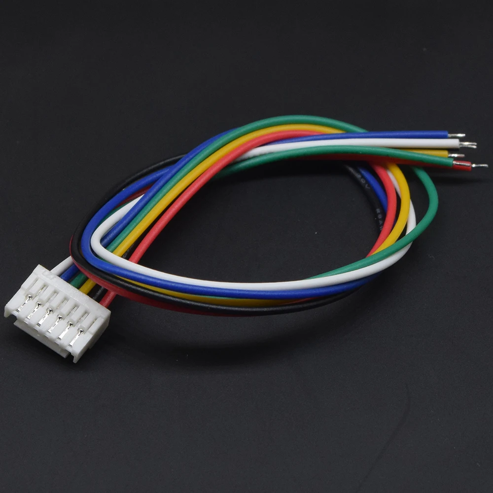 

10 шт. Micro JST GH 1,25 2/3/4/5/6/7/8 Контактный Штекерный разъем с проводными кабелями 150 мм один разъем 28AWG 1,25 мм 2P/3P/4P/5P