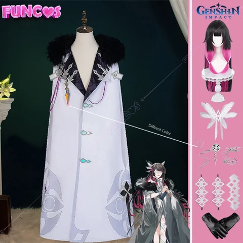 Genshin Impact Damselette Columbina Косплей костюм