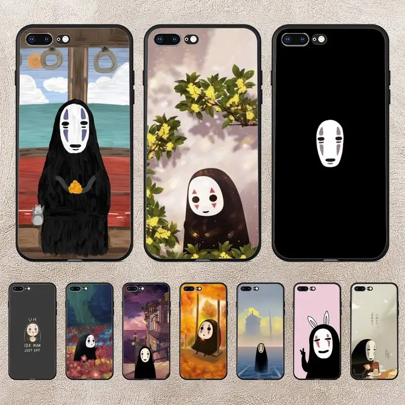 

Japan Anime Faceless Man Phone Case For Huawei Y5 Y62019 Y52018 Y92019 Luxury Funda Case For 9prime2019
