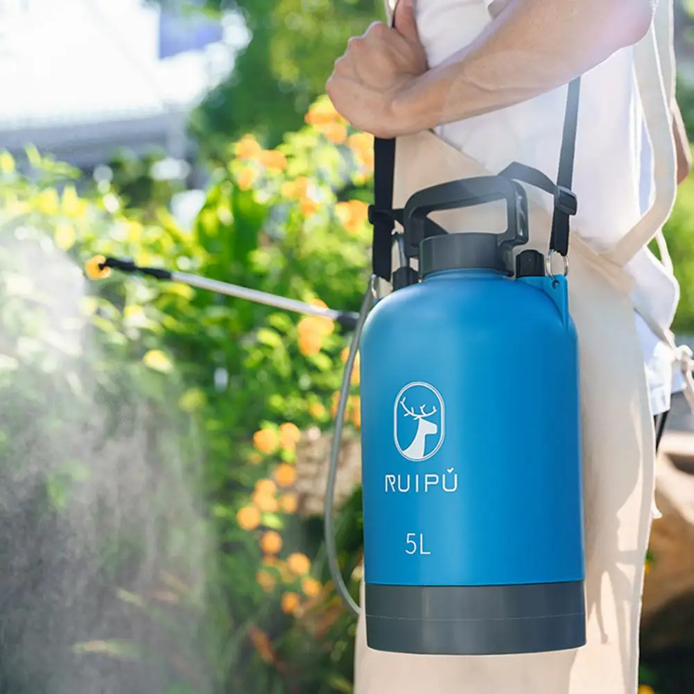 

5L Water Spray Bottle Electric Air Pressure Agricultural Sprayer Stretchable Pole Garden Water Sprayer Portable Pressure Sprayer