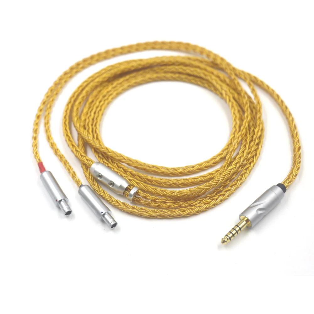 16-ядерные наушники HiFi с позолоченным кабелем для наушников Sennheiser HD800 HD800s HD820s HD820