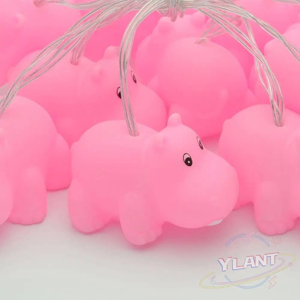 1 8 м 10 светодиодных розовых гирлянд в стиле хиппота работающие от батарейки