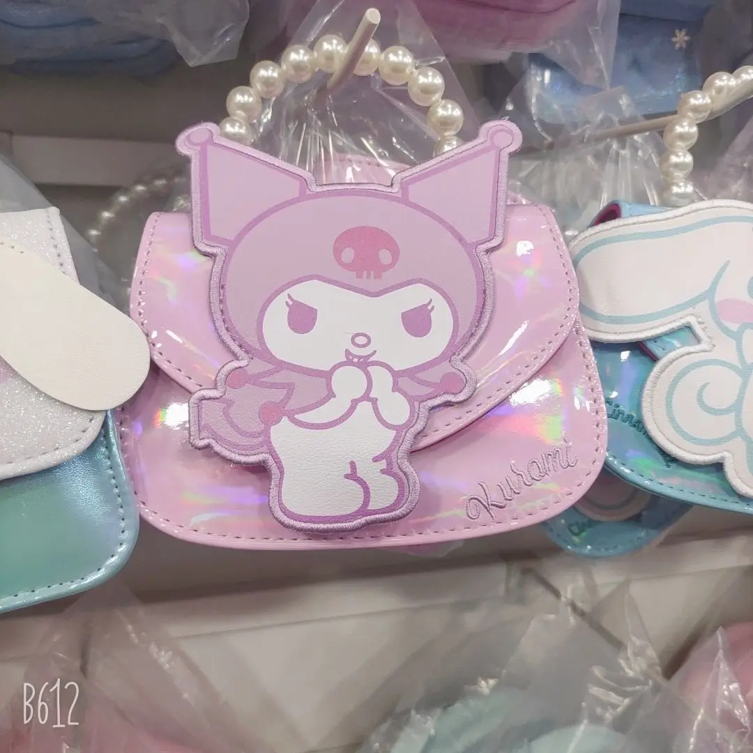 Sanrio Kuromi Cinnamoroll Hellokitty Children's Crossbody Portable Princess Bag Cartoon Mochilas Para Niños Purses mini girls
