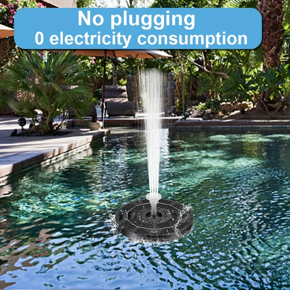 3w Ванночки Для Птиц На Солнечной Энергии И Садовый Фонтан Ночное Распыление Воды