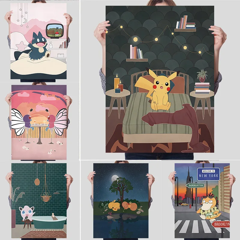 Новинка искусство детской комнаты HD постер с изображением питьевого кофе