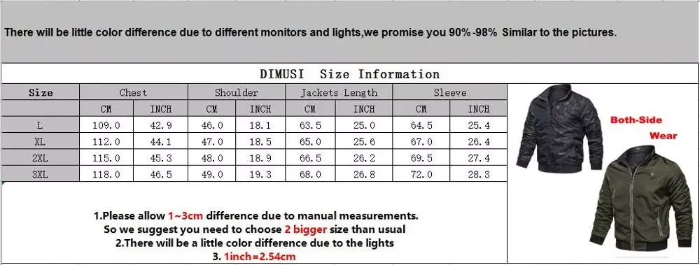 Men Both-Side Wear Thermal Cotton Thick Parkas Coats Casual Male Windbreaker Baseball Jackets Winter Men Bomber Jacket