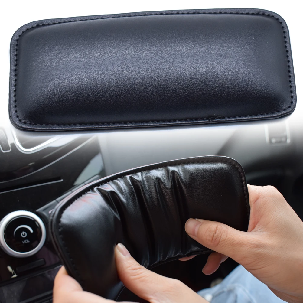 

Наколенник из искусственной кожи для салона автомобиля, удобная эластичная подушка из пены с эффектом памяти, универсальная опора для ног, аксессуары для автомобиля