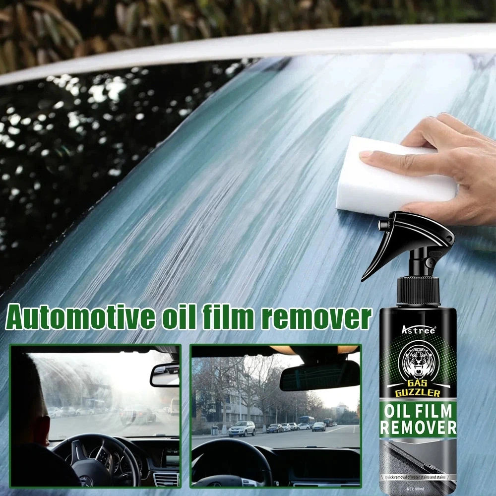

Astree Car Glass Oil Film Remover Windshield Glass Cleaning Agent Cleaner Stain Removal Film Coating for Car Cleaning