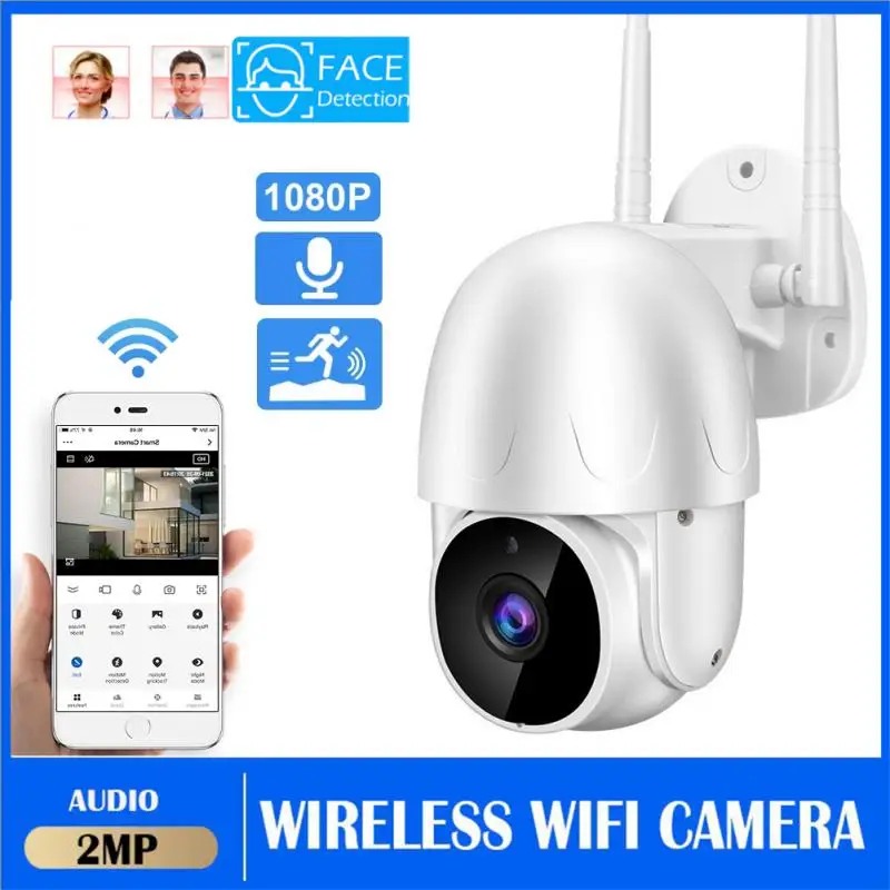 

Tuya Smart 1080P PTZ Wifi IP Camera Outdoor Home Security Protection Camera Waterproof Rotating Remote Monitor Wireless Camera